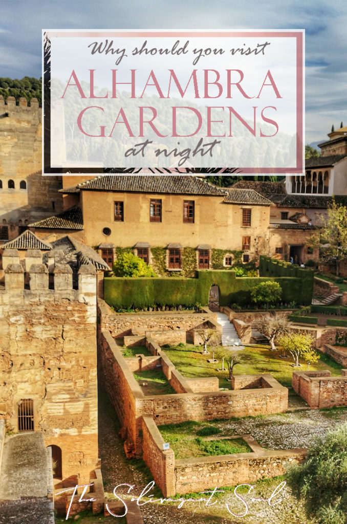 Visit the Alhambra at night, the Gardens and the Generalife. When the fragance of thousands of flowers are combined together at sunset to create a magical environment. The palace of the Alhambra of Granada in Spain is one of the magical locations worldwide and visiting this in the evening is a one in a lifetime experience. #spain #granada #andalusia #alhambra #visitalhambra #architecture #flowers #gardens #visitspain #spaintourism | The Solivagant Soul