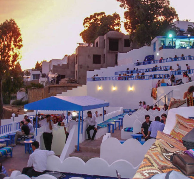 La terraza en Sidi Bou Said, A Terrace in Sidi Bou Said