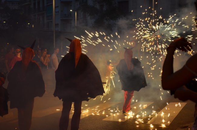 Diables, Festes de gracia, fiestas de gracia