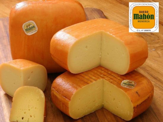 Sobrasada and Cheese in Mahón | Two of the best things you can eat in Mahón ( Menorca , Spain). One of them a maturated raw sausage and the other salty cow cheese, two must-try in the Balearic Islands