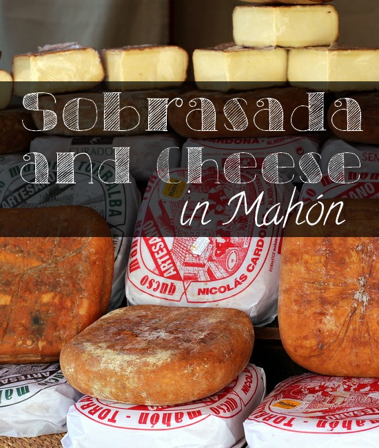 Sobrasada and Cheese in Mahón | Two of the best things you can eat in Mahón ( Menorca , Spain). One of them a maturated raw sausage and the other salty cow cheese, two must try in the Balearic Islands
