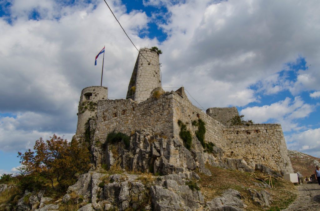 Kliss fortress near Split in Croatia