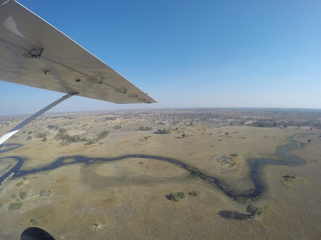 Scenic flight above the Okavango Delta | The Solivagant Soul Travel Blog