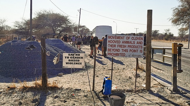 Border control for hand and foot disease in Botswana