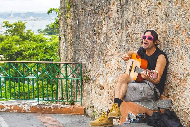 Singer in San Juan, Puerto Rico USA