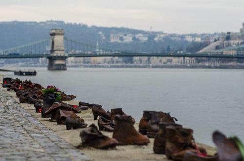 Shoes on the Danube Promenade | Photo Journal: Budapest, a pearl in the Danube | The Solivagant Soul
