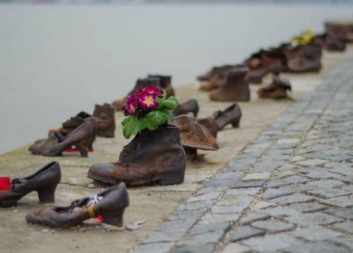 Shoes on the Danube Promenade | Photo Journal: Budapest, a pearl in the Danube | The Solivagant Soul